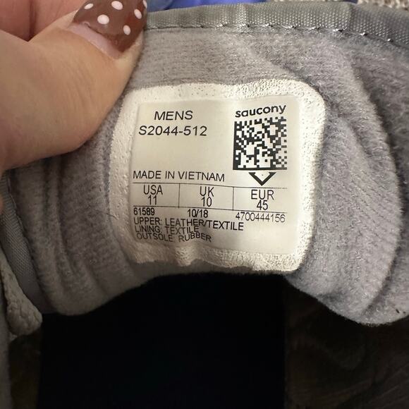 SAUCONY Men's Jazz Original Size 11 In Blue/Grey - Picture 8 of 11